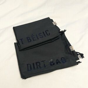 Beis Drawstring Black Travel Bag Set